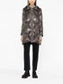 diamond-quilted padded coat